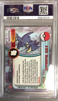 2000 Topps Chrome Pokemon T.v. 55 Golduck Sparkle PSA 9