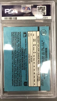 1988 Donruss 34 Roberto Alomar PSA 10
