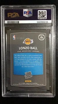 2017 Panini Donruss Optic 199 Lonzo Ball Shock PSA 10