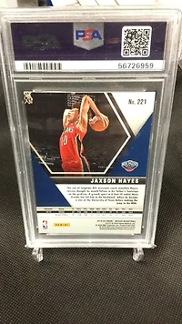 2019 Panini Mosaic 221 Jaxson Hayes Jumping PSA 9