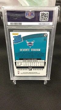 2018 Panini Donruss Optic 189 Devonte' Graham PSA 9
