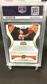 2019 Panini Prizm 257 Cameron Johnson PSA 9