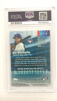 2020 Stadium Club 112 Bo Bichette Red Foil PSA 10