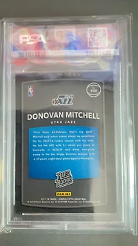 2017 Panini Donruss Optic 188 Donovan Mitchell PSA 9
