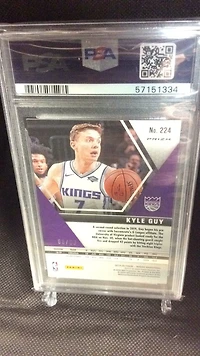 2019 Panini Mosaic 224 Kyle Guy Blue Mosaic PSA 9