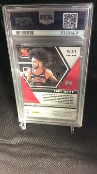 2019 Panini Mosaic 211 Coby White Mosaic PSA 9
