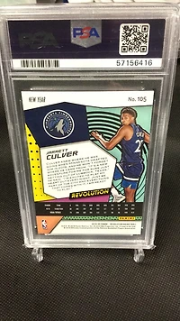 2019 Panini Revolution 105 Jarrett Culver Chinese New Year PSA 9