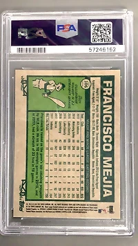 2018 Topps Archives 106 Francisco Mejia PSA 10