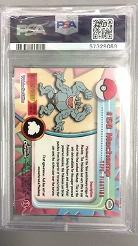 2000 Topps Chrome Pokemon T.v. 68 Machamp PSA 8