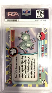 2000 Topps Chrome Pokemon T.v. 82 Magneton PSA 10