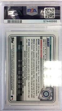 2020 Bowman Chrome Prospects Bcp58 Logan Gilbert PSA 9