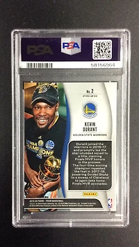 2019 Panini Prizm Nba Finalists 2 Kevin Durant PSA 10