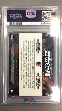 2019 Bowman Draft Chrome Franchise Futures Ff-rh Adley Rutschman/gunnar Henderson PSA 10