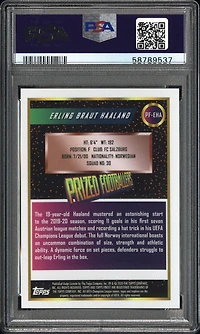 2019 Finest Uefa Champions League Prized Footballers Pfeha Erling Braut Haaland PSA 9