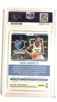 2018 Panini Chronicles 292 Jaren Jackson Jr. PSA 10