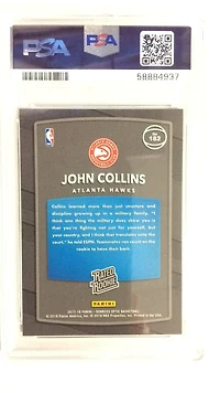 2017 Panini Donruss Optic 182 John Collins PSA 9