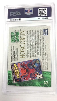 1992 Marvel Masterpieces 33 Hobgoblin PSA 9
