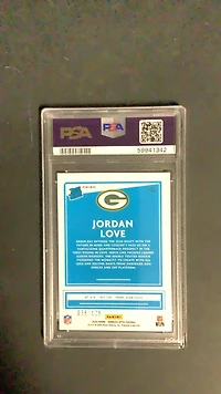 2020 Panini Donruss Optic 154 Jordan Love Silver Circles PSA 10