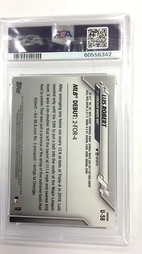 2020 Topps Chrome Update U58 Luis Robert PSA 8
