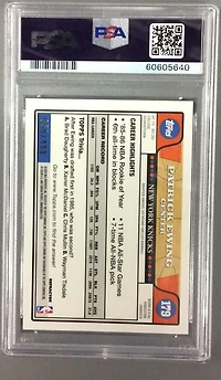 2008 Topps Chrome 214 Patrick Ewing Jr. Orange Refractor PSA 10