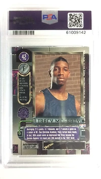 1997 Metal Universe 42 Tracy Mcgrady PSA 9