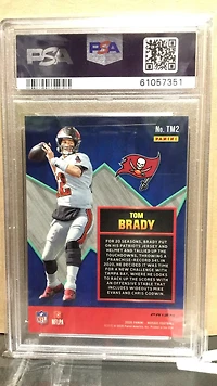 2020 Panini Mosaic Touchdown Masters Tm2 Tom Brady PSA 10