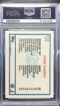 1992 Topps 123 Wayne Gretzky PSA 9