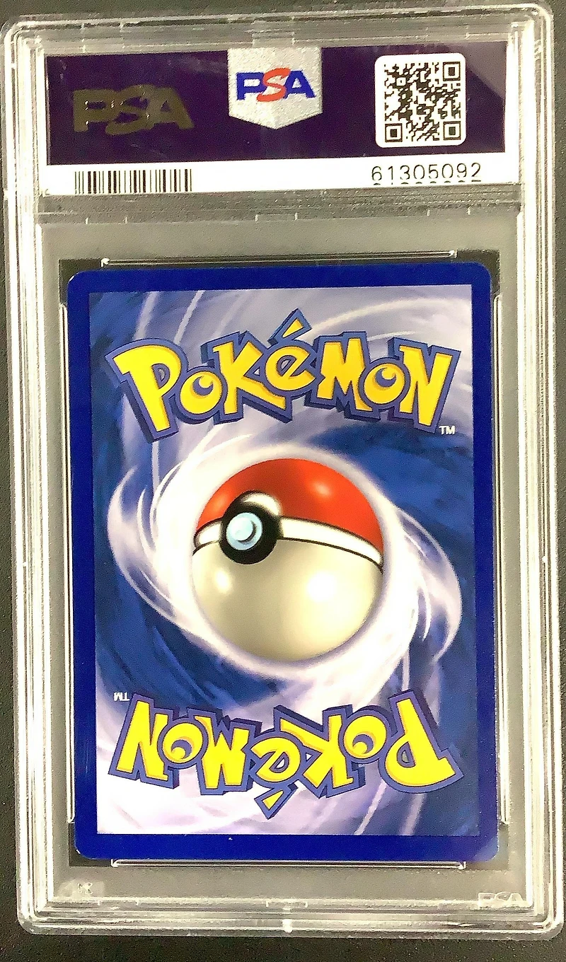 1999 Pokemon Game 73 Impostor Professor Oak 1st Edition PSA 9