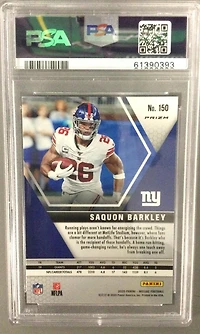 2020 Panini Mosaic 150 Saquon Barkley Genesis PSA 10