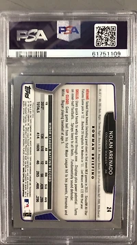 2013 Bowman Chrome 24 Nolan Arenado PSA 10