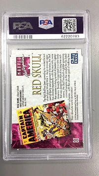 1992 Marvel Masterpieces 80 Red Skull PSA 10