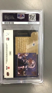 2008 Upper Deck Masterpieces 83 Tom Brady PSA 8