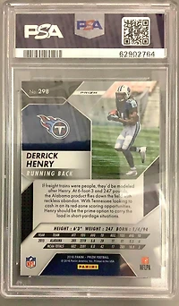 2016 Panini Prizm 298 Derrick Henry Prizm PSA 10