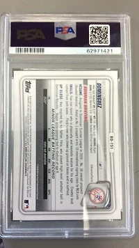2020 Bowman Draft Bd151 Jasson Dominguez PSA 10