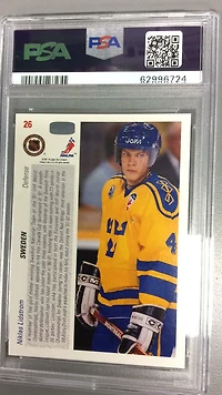 1991 Upper Deck 26 Nicklas Lidstrom PSA