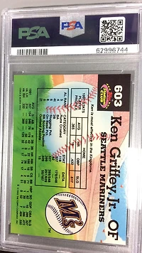 1992 Stadium Club 603 Ken Griffey Jr. PSA 9