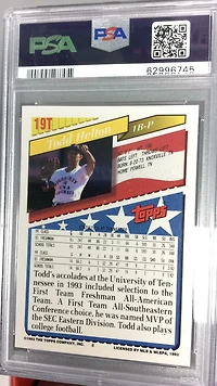 1993 Topps Traded 19t Todd Helton PSA 9