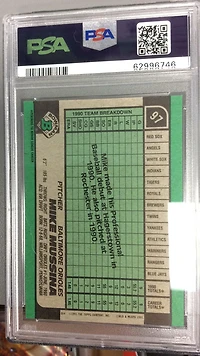 1991 Bowman 97 Mike Mussina PSA