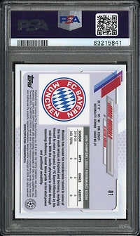 2020 Topps Chrome Uefa Champions League Sapphire Edition 81 Jamal Musiala PSA 10
