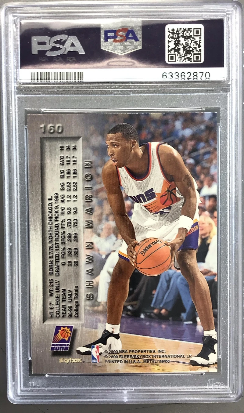 1999 Metal 160 Shawn Marion PSA 10