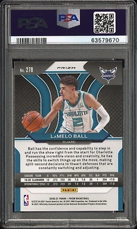 2020 Panini Prizm 278 Lamelo Ball // Prizm PSA