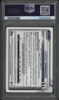 2021 Bowman Draft Bdc77 Jasson Dominguez Chrome-image Variation PSA 8