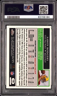 2005 Topps Chrome 190 Aaron Rodgers PSA