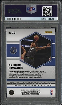 2020 Panini Mosaic 201 Anthony Edwards Mosaic PSA 10