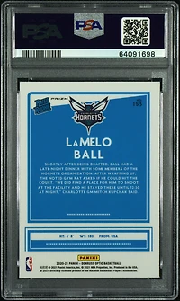2020 Panini Donruss Optic 153 Lamelo Ball Holo PSA