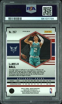 2020 Panini Mosaic 257 Lamelo Ball Genesis PSA 10