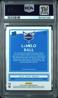 2020 Panini Donruss 202 Lamelo Ball PSA 10