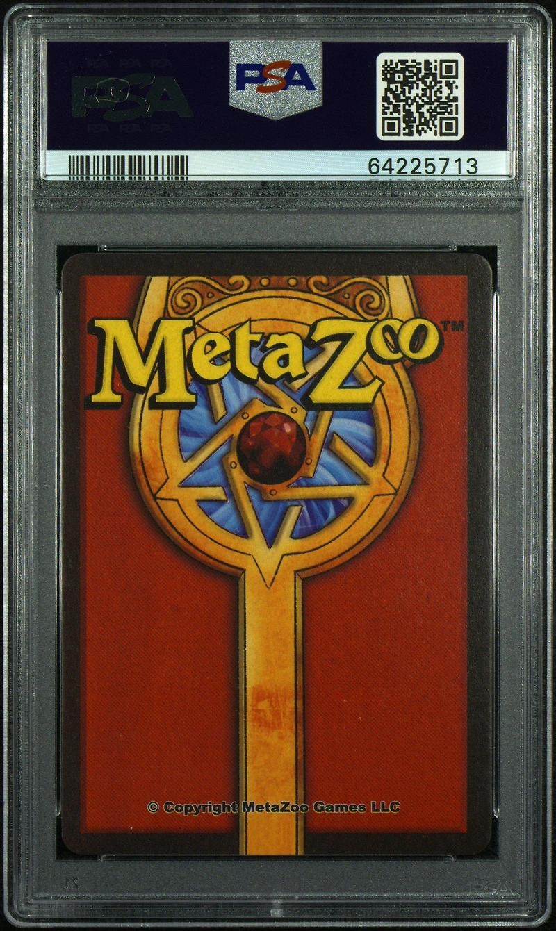 2021 Metazoo Cryptid Nation 26 Phoenix Rain-holo 1st Edition-kickstarter PSA 10