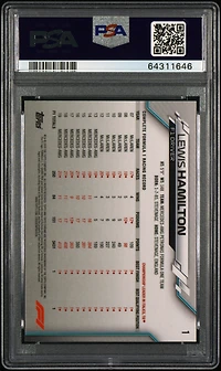 2020 Topps Chrome Formula 1 1 Lewis Hamilton PSA