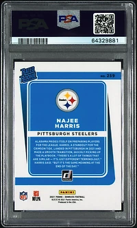 2021 Panini Donruss 259 Najee Harris PSA 10